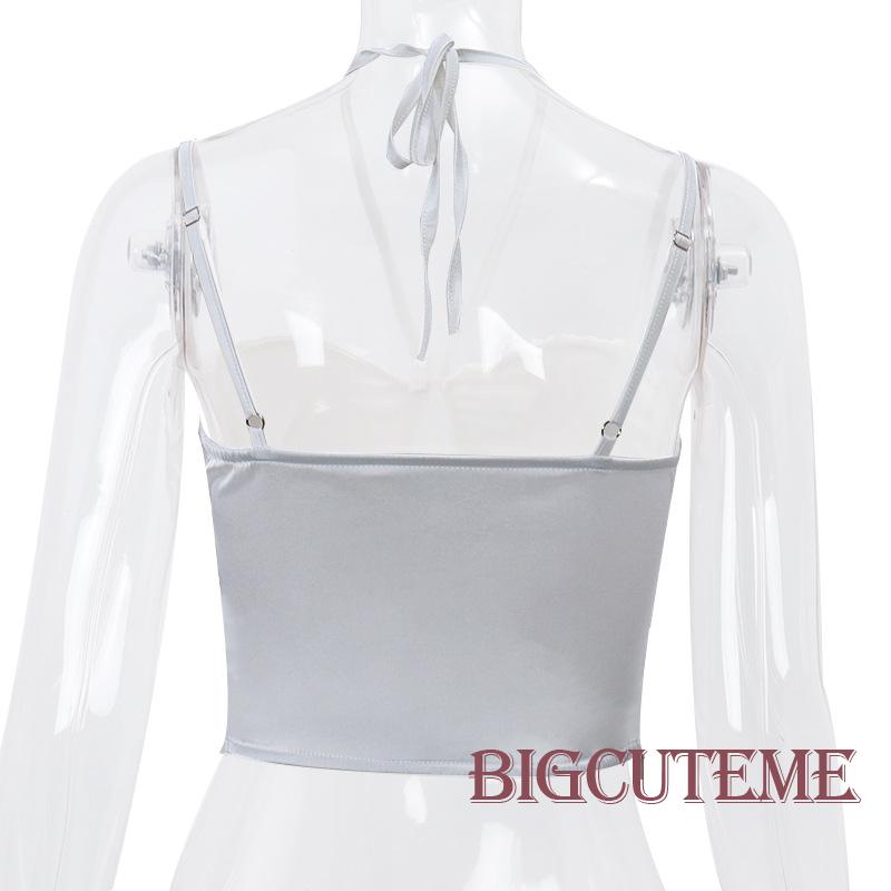 Áo Hai Dây Màu Sắc Thời Trang Cho Nữ