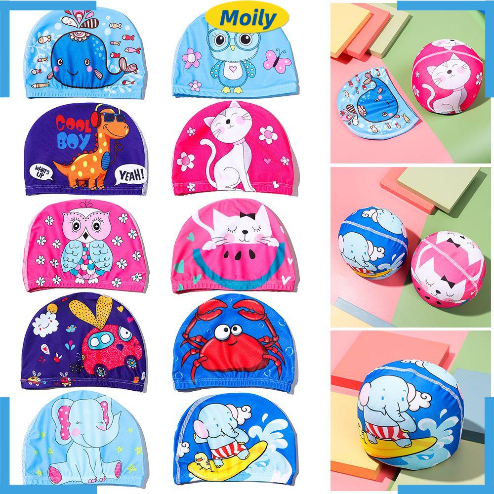 Mũ Bơi Họa Tiết Hoạt Hình Động Vật Đáng Yêu Thoải Mái Cho Bé