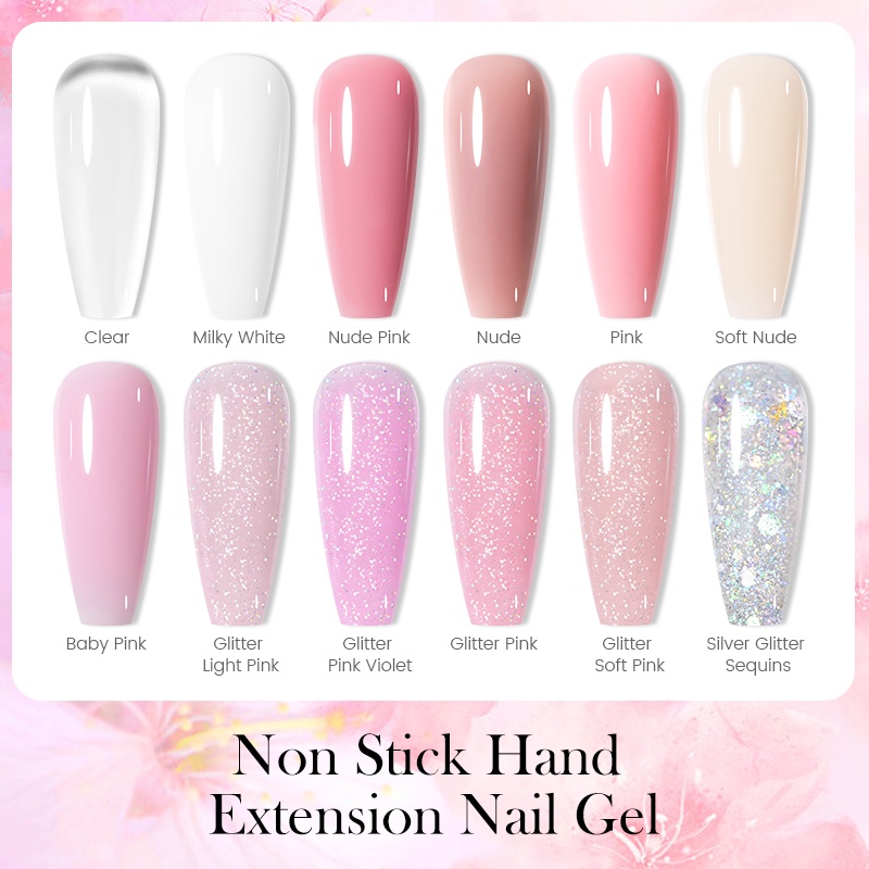 Gel Nối Dài Móng Tay Không Dính 225g BORN PRETTY