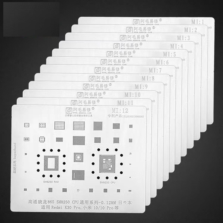 Vỉ làm chân Xiaomi hãng Amaoe full mã Mi11 đến Mi18