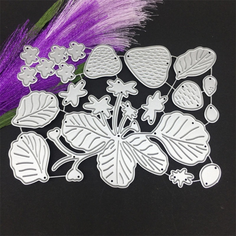 Khuôn Cắt Giấy Kim Loại Hình Lá