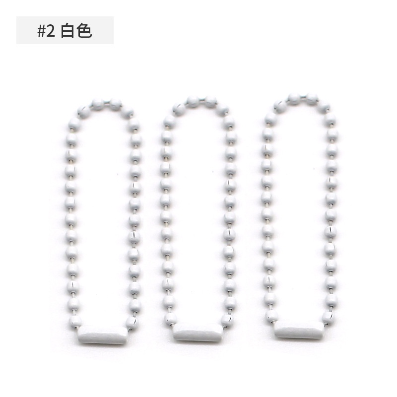 Set 20 Hạt Kim Loại Nhiều Màu 2.4MM * 12CM
