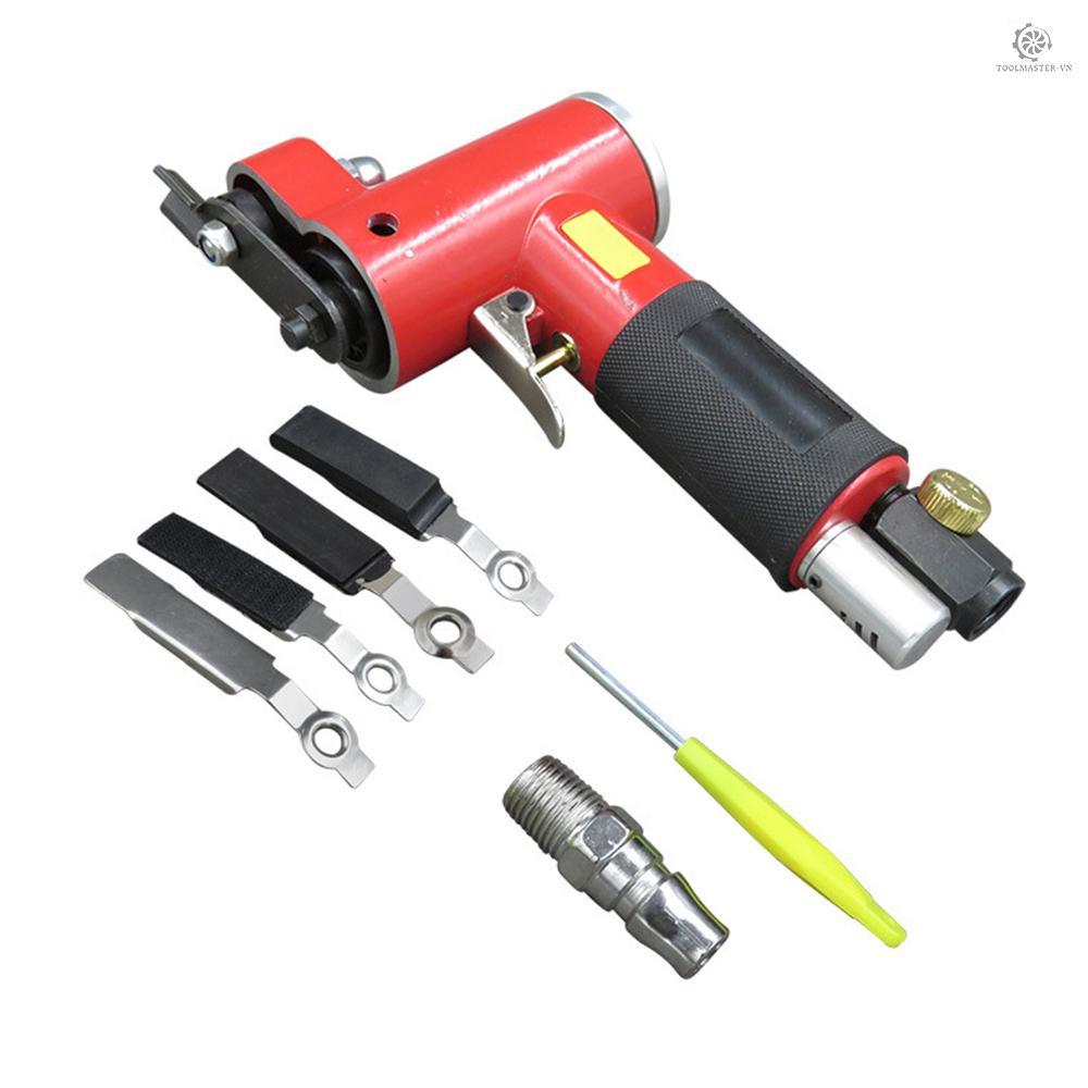 Máy Chà Nhám Khí Nén Mini Cầm Tay Kèm Giấy Nhám / Cao Su / Đệm Sắt Orbital Orbital