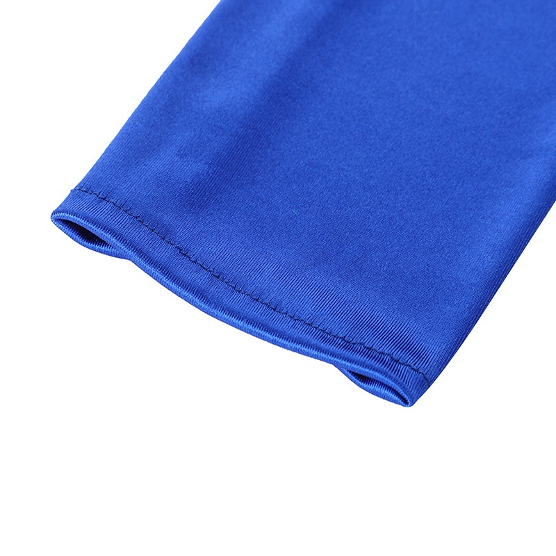 1 Đôi Găng Tay Chống Nắng Hở Ngón Bằng Satin Co Giãn 49cm Màu Trơn Thời Trang