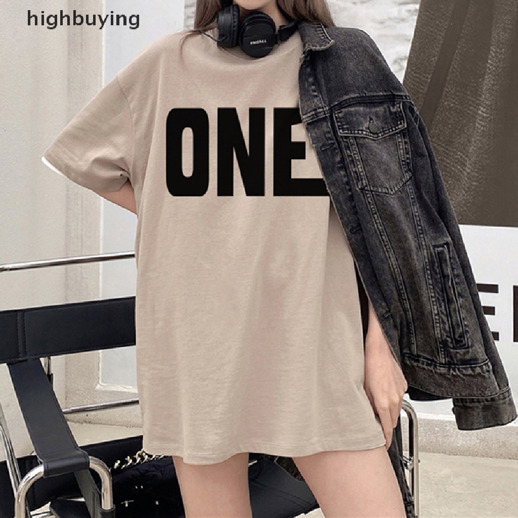 Áo Thun Tay Ngắn Cổ Tròn In Chữ Thời Trang Dành Cho Nữ