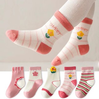 Set 5 đôi tất vớ siêu xinh cho bé gái từ 1 -12 tuổi