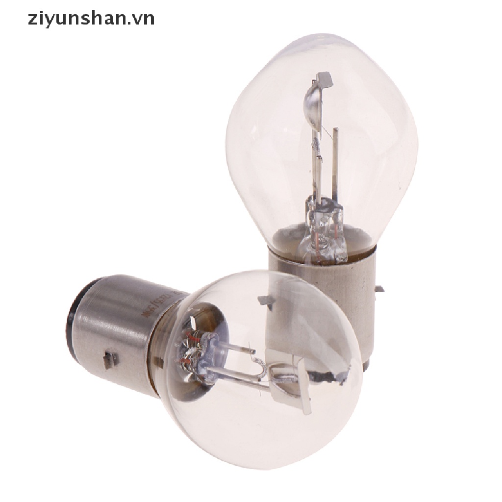 Set 2 Đèn Pha 12V 35W B35 BA20D Cho Xe Scooter
