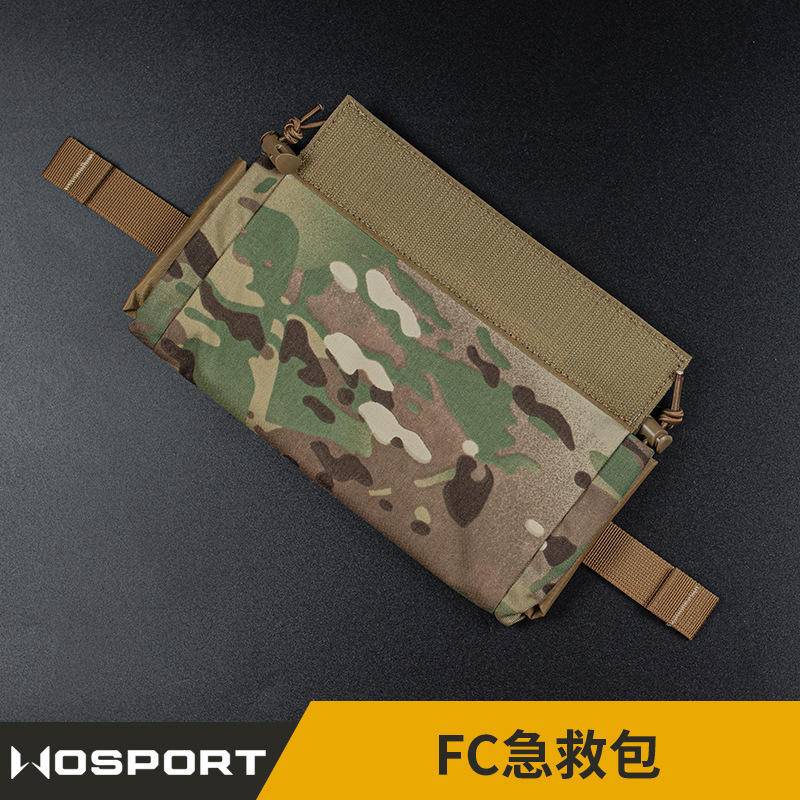 Tactical Tank Top Expansion Lower Abdomen Medical Kit Large Capacity Portable Quick Detachable FC Camouflage Emergency Kit