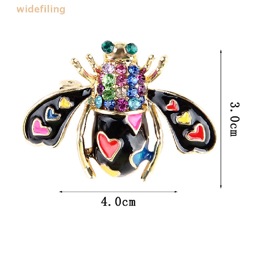 Ghim Cài Áo Hình Trái Tim Đính Đá Pha Lê Thời Trang