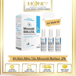 Xịt Kích Mọc Tóc Minoxidil Bailleul 2%