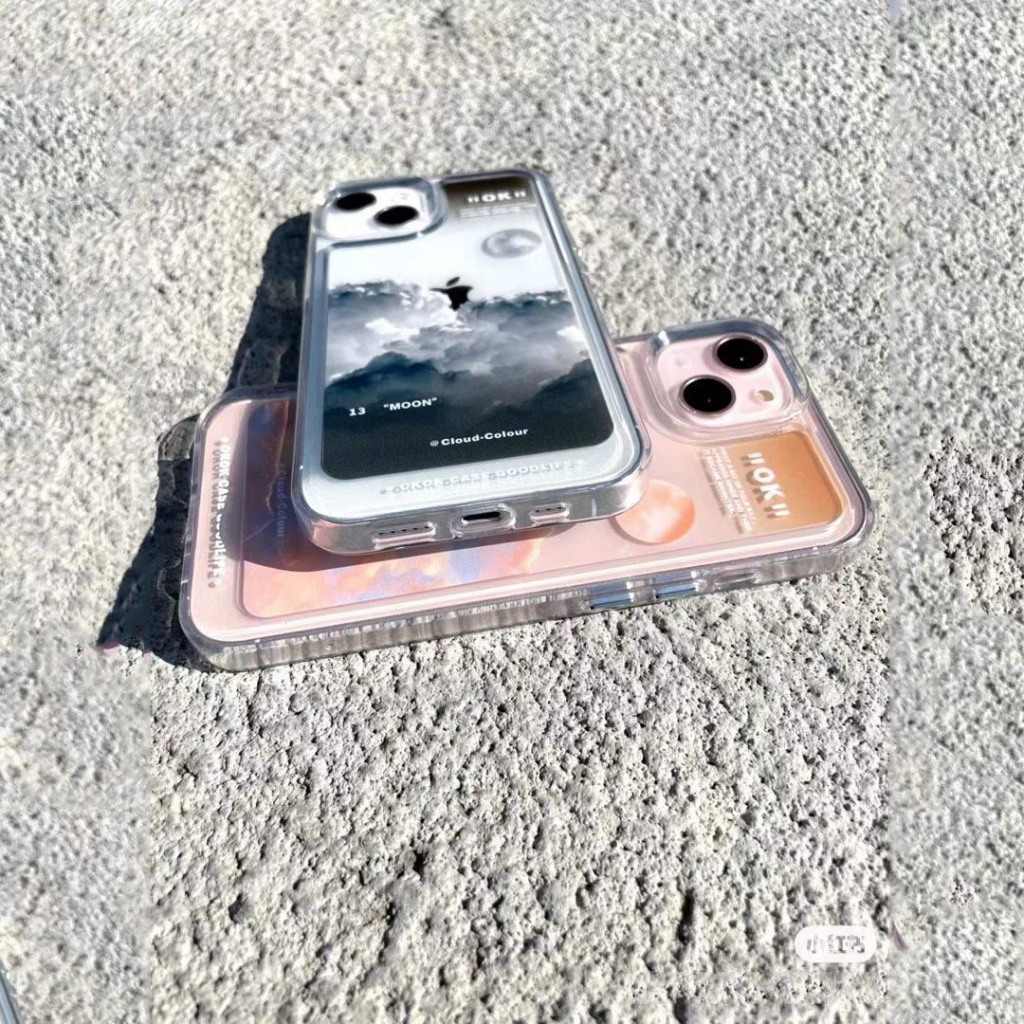 ✅Ốp Điện Thoại Dẻo Màu Gradient Họa Tiết Hành Tinh Độc Đáo Cho iPhone14 / 13promax 12 11 xs 8p ICQ0