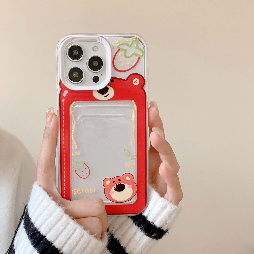 Ốp Điện Thoại Trong Suốt Chống Sốc Họa Tiết Người Ngoài Hành Tinh Cho iPhone 14ProMax 13 12Pro 11Promax 11 XS 7P