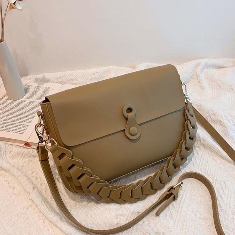 Túi Đeo Vai Bằng Da Phong Cách retro Dễ Phối Đồ Thời Trang Cho Nữ