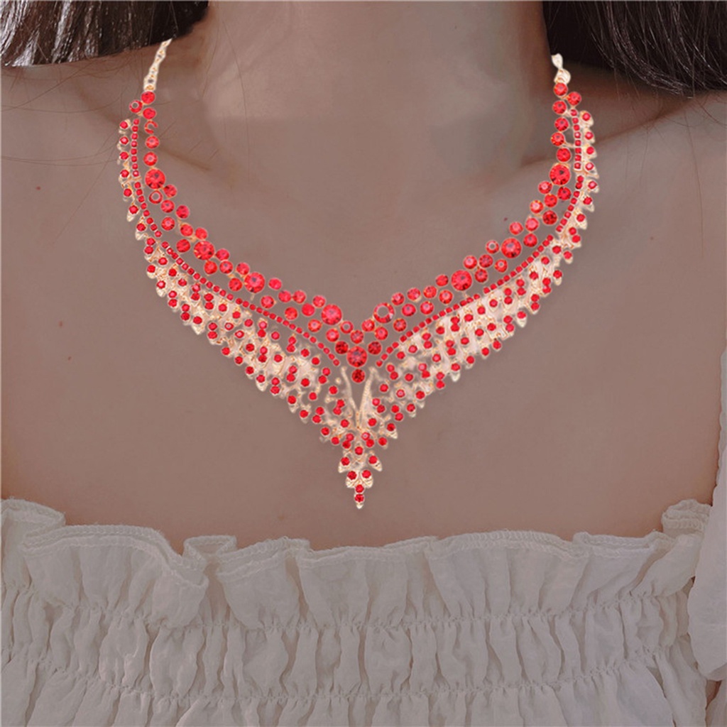 1 Bộ Vòng cổ Và Bông Tai Hình Học Màu Sắc Sống Động Dành Cho Nữ