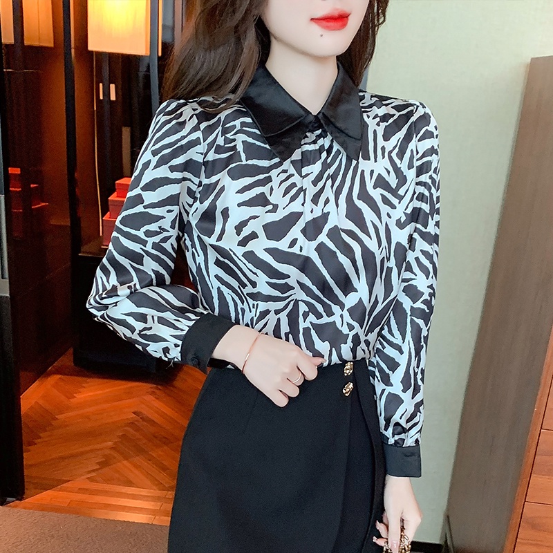 Áo Sơ Mi Chiffon Dài Tay Phong Cách Mới