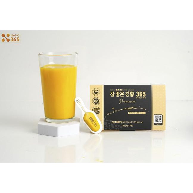 Tinh Nghệ Nano Curcumin 365 Premium - Hộp 32 tuýp Lê Hồng Ân Cosmetics