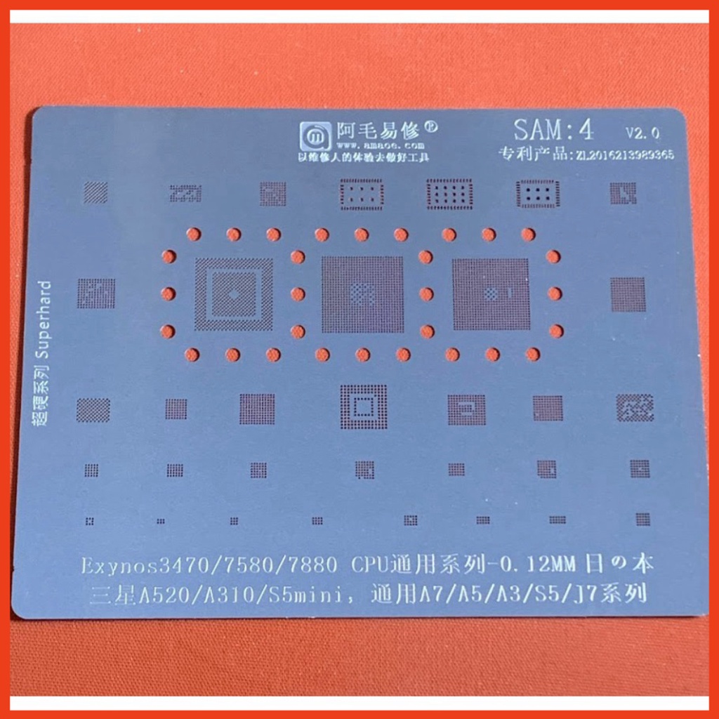 Vỉ làm chân Samsung Sam1 đến Sam17
