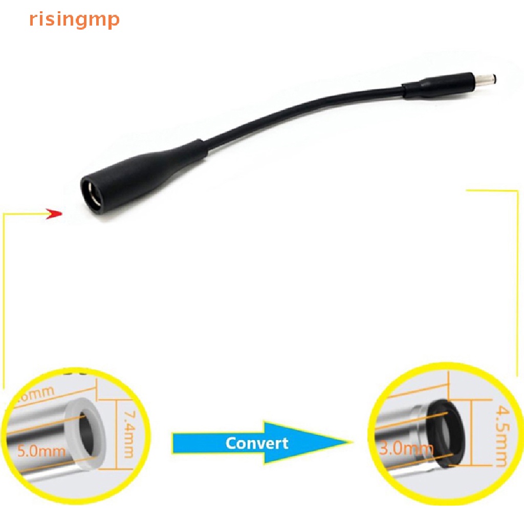 Dây Cáp Sạc Chuyển Đổi 7.4 * 5.0mm Female Sang 4.5 * 3.0mm Male Cho Laptop Dell