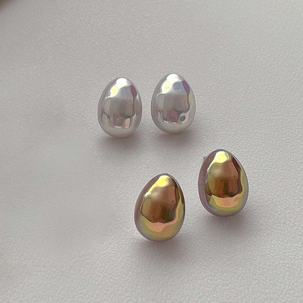 Bông Tai Mạ Bạc 925 Đính Ngọc Trai Nhiều Màu Thời Trang