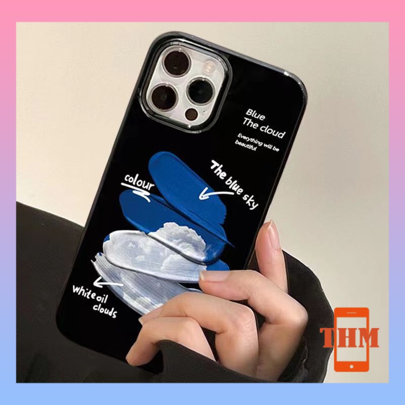 Ốp lưng iphone Màu sắc trời xanh mây trắng,  mềm silicon Cho Iphone 6 / 6S / 6splus / se / 7 / 7plus / 8 / 8plus / X / xs / xsmax / 11 / 12 / 13 / 14 / Plus / Pro / Pro Max-509