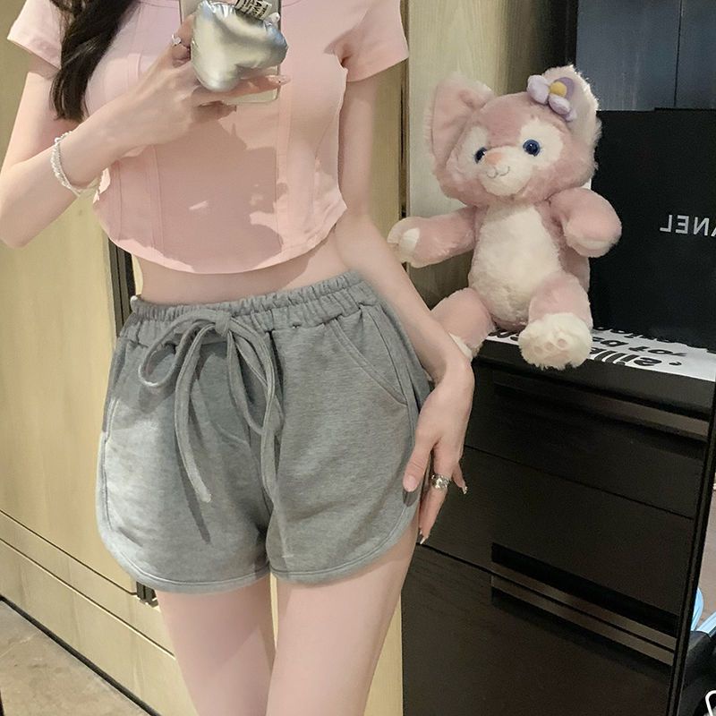 Quần short COZOKC thể thao lưng thun co giãn tốt thiết kế năng động cho nữ