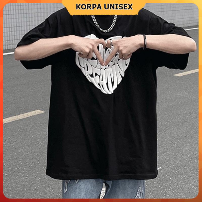 [ IN NỔI ] Áo thun tay lỡ form rộng cotton in GREATING 2 - phông ulzzang unisex nam nữ