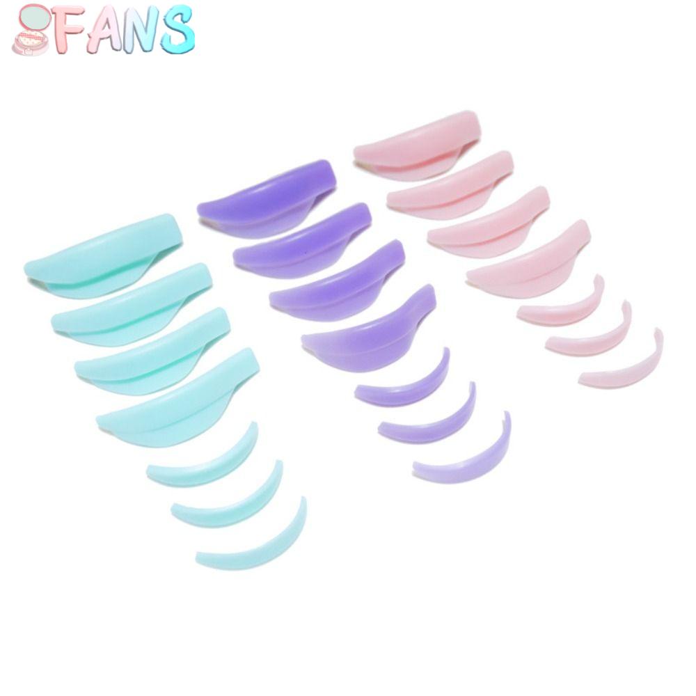 FANS Set 7 Cặp Đệm Silicone Hỗ Trợ Nối Mi Tạo Hiệu Ứng 3D Có Thể Tái Sử Dụng