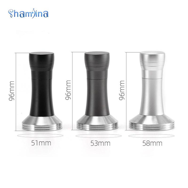 Dụng cụ nén cà phê Shamjina bằng hợp kim nhôm 51mm/53mm/58mm htiện lợi cho barista quầy bar