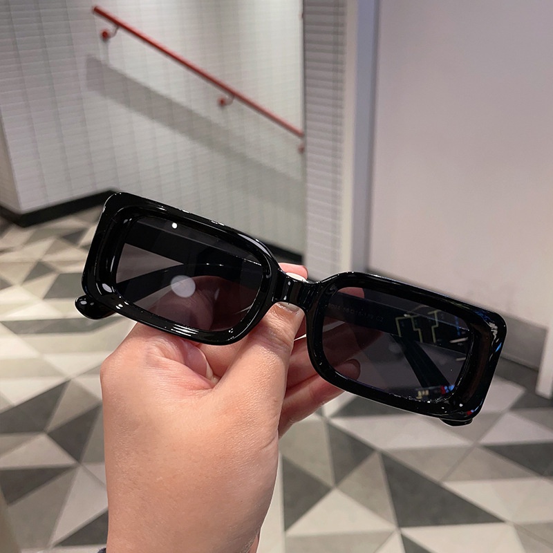 Kính Mát Gọng Vuông Nhỏ Hình Chữ Nhật Thời Trang Cho Nam Nữ