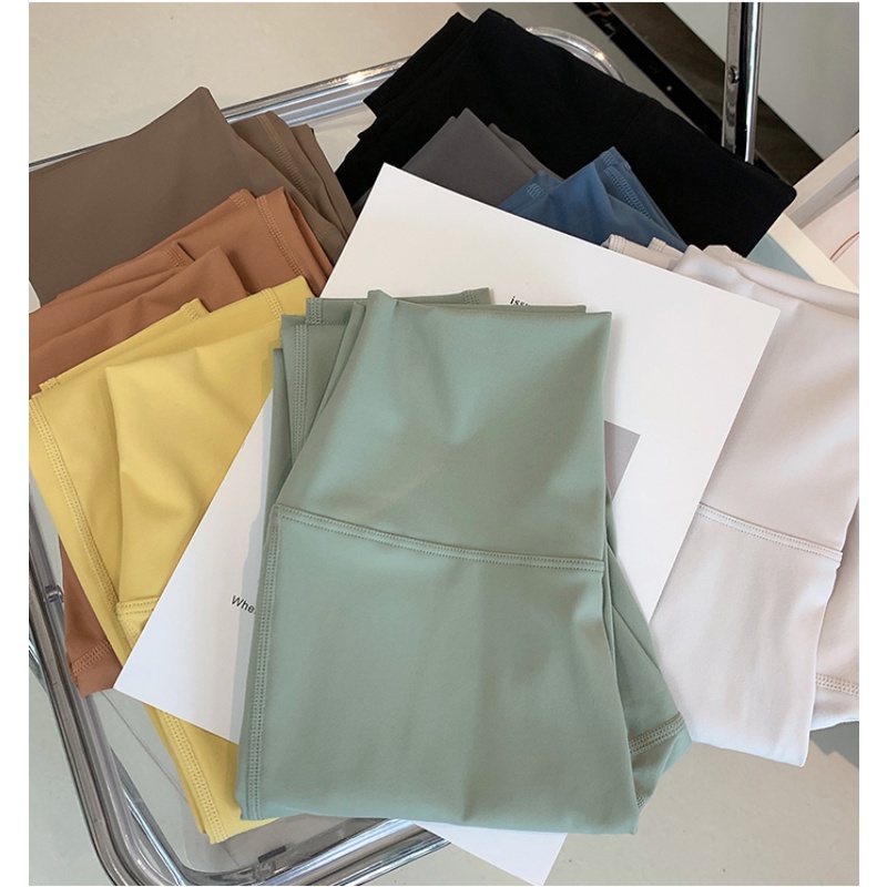 Quần Dài Thể Thao Lưng Cao Dáng Ôm Không Tì Vết Khô Thoáng Nhanh Thời Trang Cao Cấp Cho Nữ