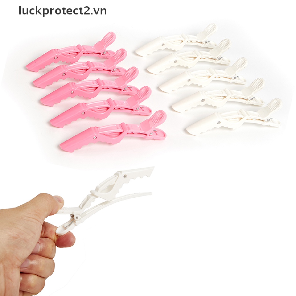 Set 5 Kẹp Tóc Cá Sấu Chuyên Dụng Cho Salon Làm Tóc