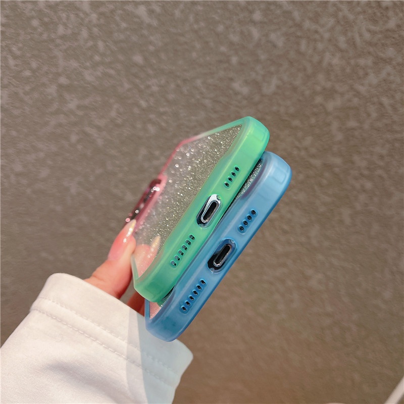 Ốp Điện Thoại Màu Gradient Thời Trang Chống Sốc / Thấm Nước Cho iphone14promax 13pro 12promax 11promax 12Pro