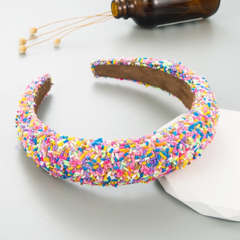 Flgo Băng Đô Đính Hạt Nhiều Màu Sắc Dùng Rửa Mặt Trang Trí Cho Nữ