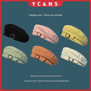 Mũ bê rê màu trơn phong cách cổ điển cho nữ
