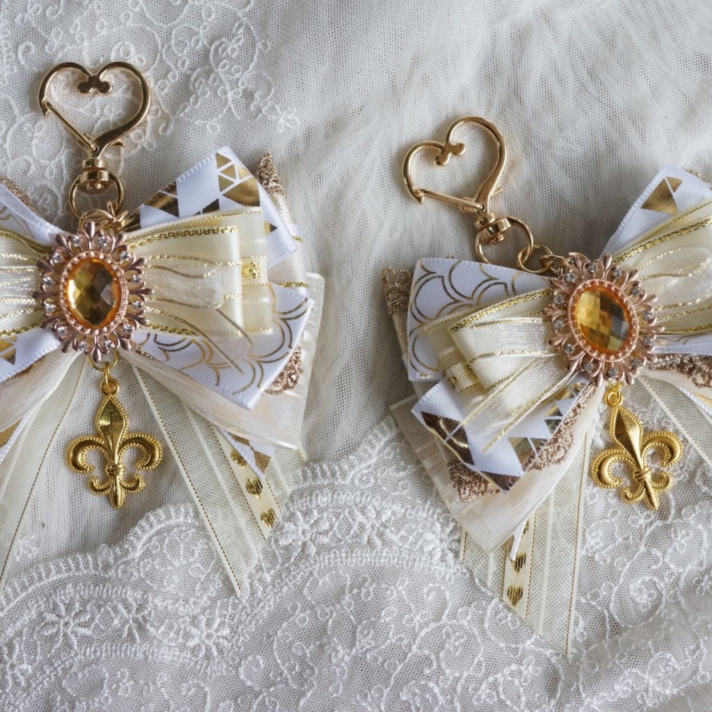 Móc Khóa Hình Nơ Ấn Tượng Phụ kiện túi xách, nơ, mặt dây chuyền, móc khóa