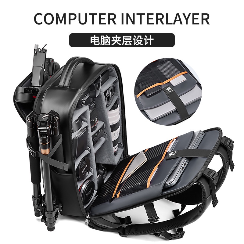 Ba Lô Đựng Máy Ảnh Canon Nikon Sony Chống Thấm Nước Cao Cấp Thời Trang Dành Cho Nam