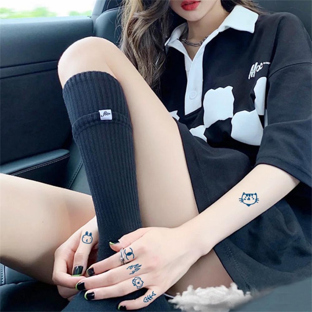 Hình Xăm Dán Ngón Tay Kháng Nước Lâu Trôi Q7Z6 Họa Tiết TIMEKEY