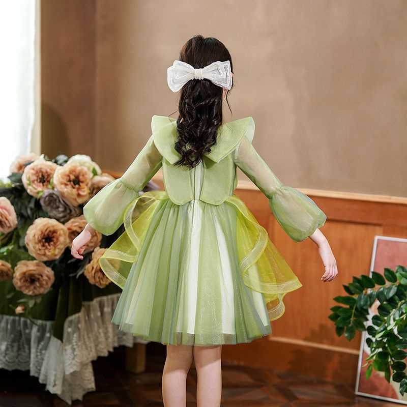 Đầm Biểu Diễn Piano Đẹp Mắt Cao Cấp Cho Bé Gái