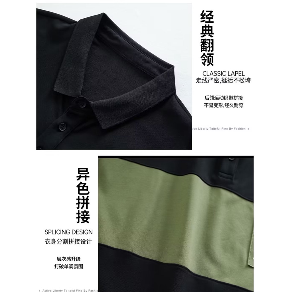 Áo polo Tay Ngắn Dáng Rộng Cỡ Lớn M-8XL Thời Trang Cao Cấp Cho Nam