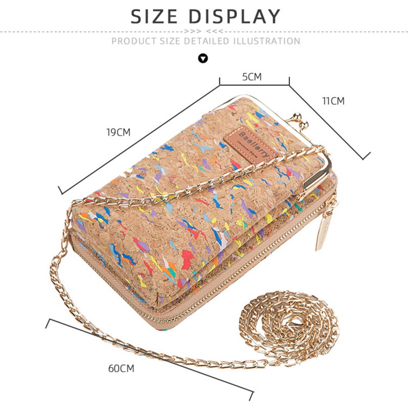 MISCHA Ví Dài Cỡ Lớn Đựng Điện Thoại Thời Trang Dành Cho Nữ