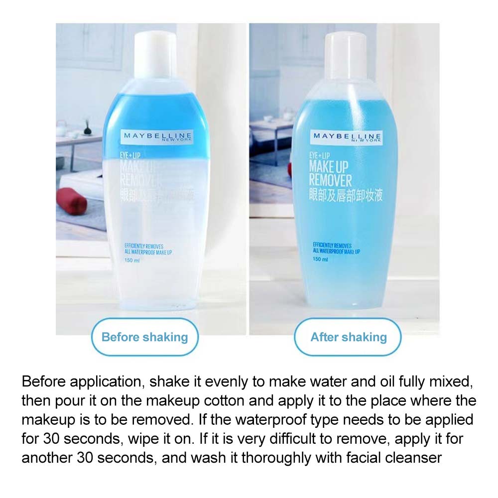 MAYBELLINE Eye & Lip Makeup Remover 40ml/150ml