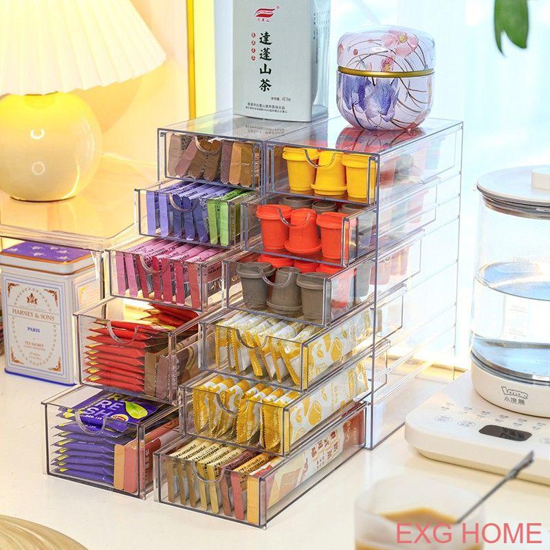 Hộp Đựng Trà Sữa / Cà Phê Ba Tầng Chất Lượng Cao Có Ngăn Kéo