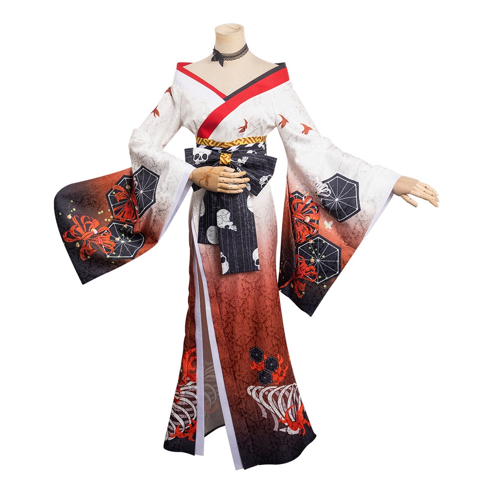 Đầm Kimono Hóa Trang Nhân Vật Hyakkiyakou 'S Shutendoji Makima