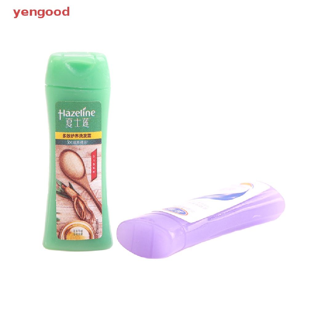 Set 10 Mô Hình Chai Dầu Gội Đầu Tỉ Lệ 1: 12 Trang Trí Nhà Búp Bê