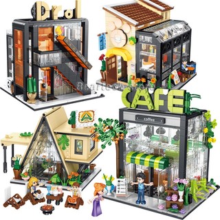 Bộ đồ chơi lắp ráp biệt thự quán cà phê độc đáo