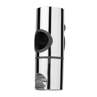 Replacement 25mm ABS Chrome Shower Rail Head Slider Holder Adjustable Bracket