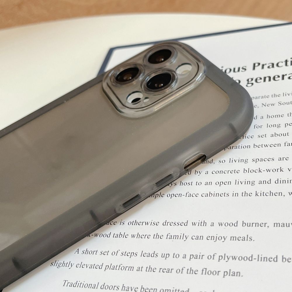 Ốp Điện Thoại TPU Mềm Trong Suốt Chống Bám Vân Tay Đơn Giản Cho IPhone 14 13 12 11 Pro Max X XR 7 8 plus