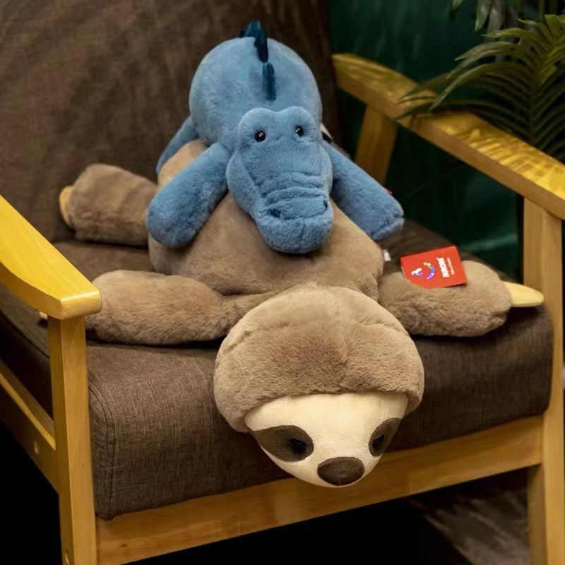Sma dễ thương cáo mềm đồ chơi sang trọng con lười gối búp bê gấu trúc nhỏ búp bê cá sấu búp bê trẻ em quà tặng sinh nhật cô gái trẻ em quà tặng con lười búp bê fox gối