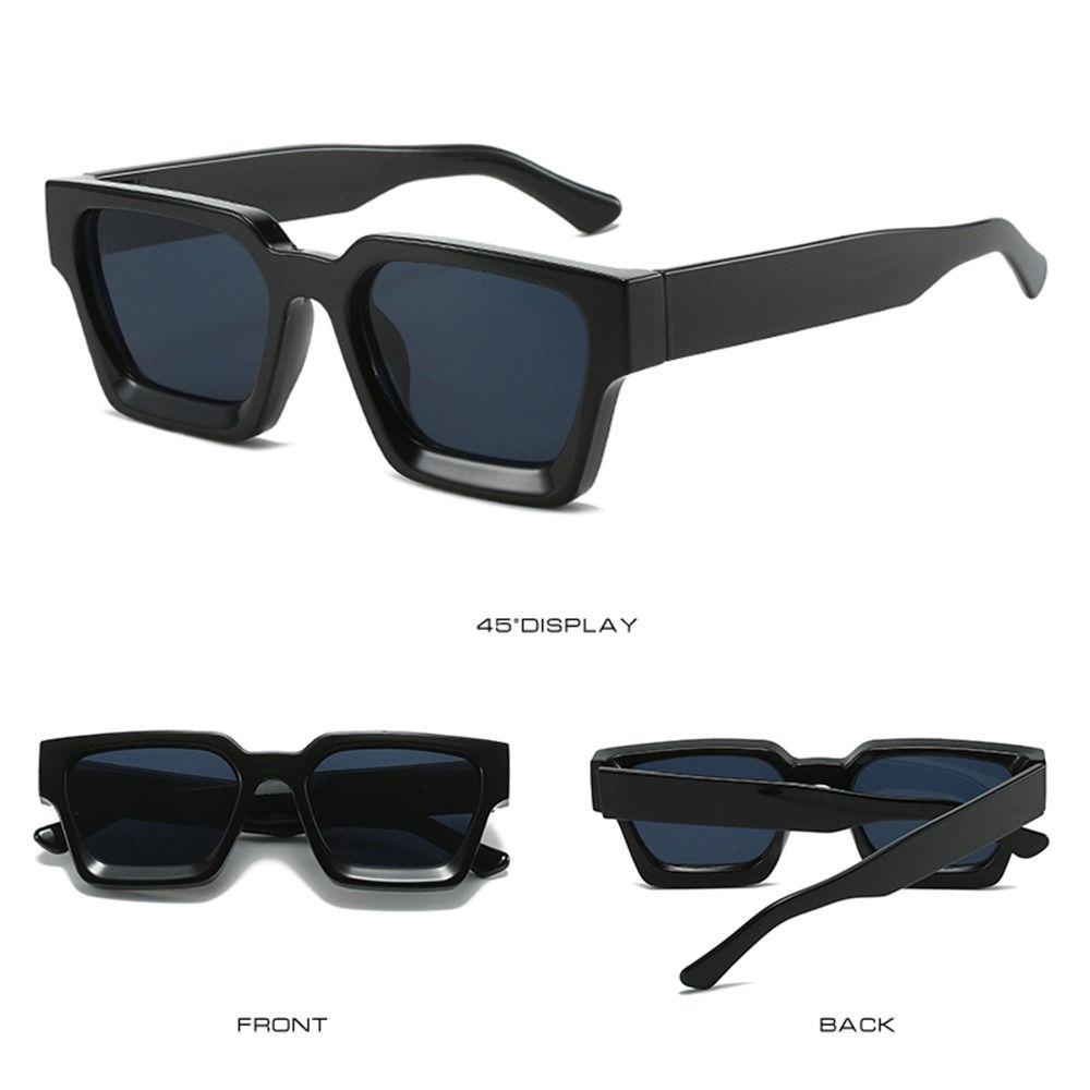 MAXG Kính Mát Vuông Nhỏ Chống Tia UV400 Phong Cách Retro