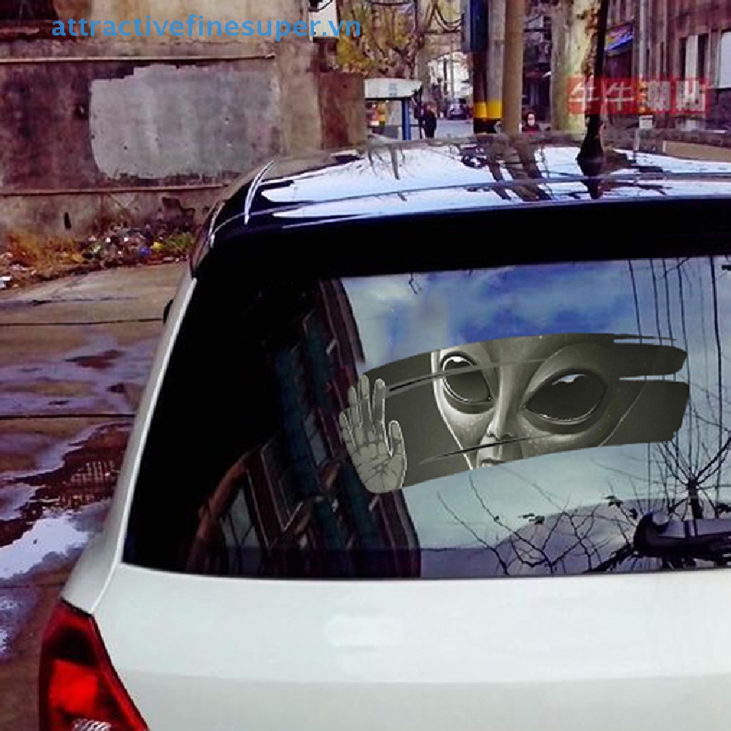 Sticker Người Ngoài Hành Tinh 3D 11.8 X 7.87 in